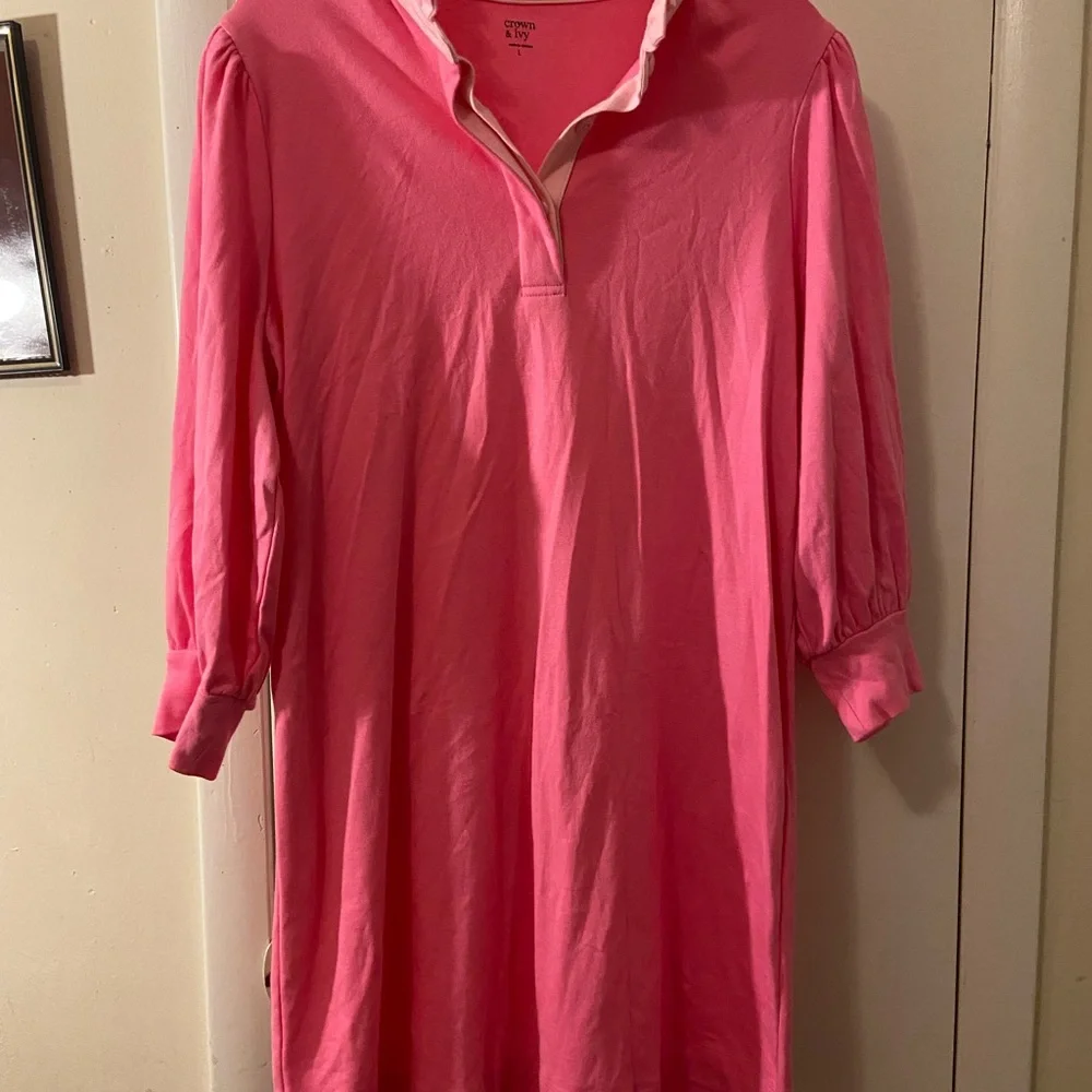 Crown & Ivy Pink Midi Dress - Picture 1 of 2
